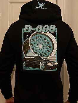 59°North Wheels Hoodie "D-008" black