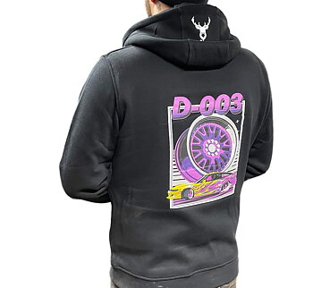 59°North Wheels Hoodie "D-003" black