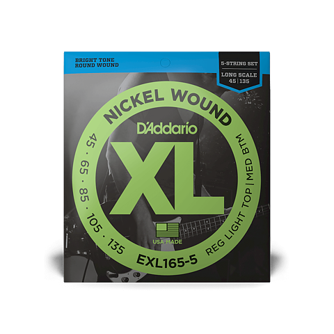 D'Addario EXL165-5, 045-135 (5-Strängat)