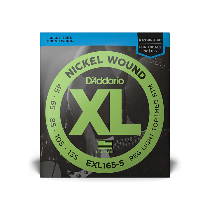 D'Addario EXL165-5, 045-135 (5-Strängat)