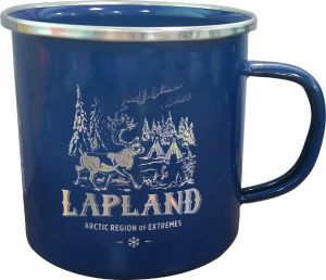 Emaljmugg blå Lapland
