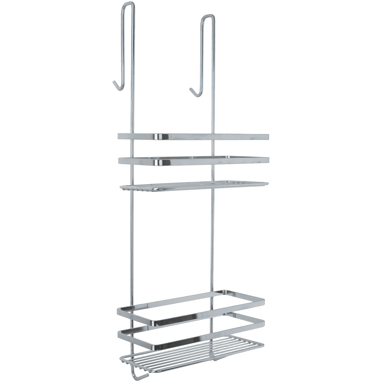 Cabin shelf Satina 2-tier (chrome, narrow hanger)