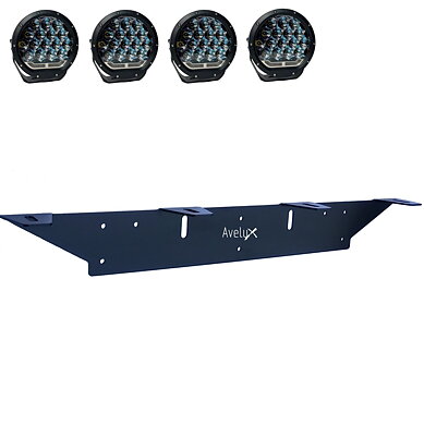 Brakett, 4 LED-ekstralys | 7 tommer