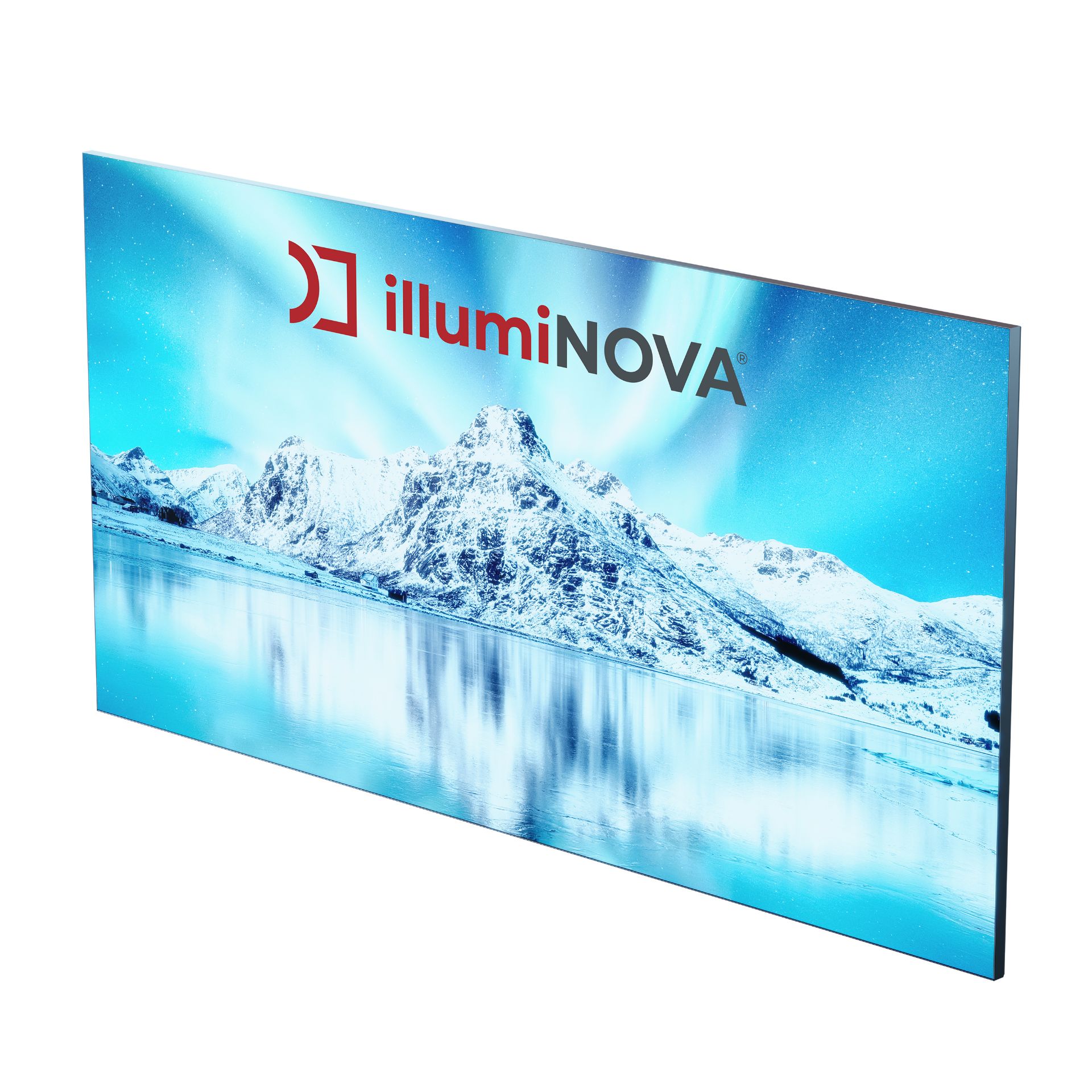 LED Ljuslåda med textiltryck 200x100x3cm