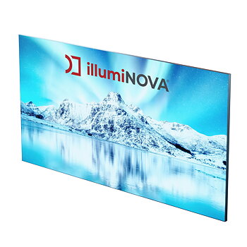 LED Ljuslåda med textiltryck 200x100x3cm
