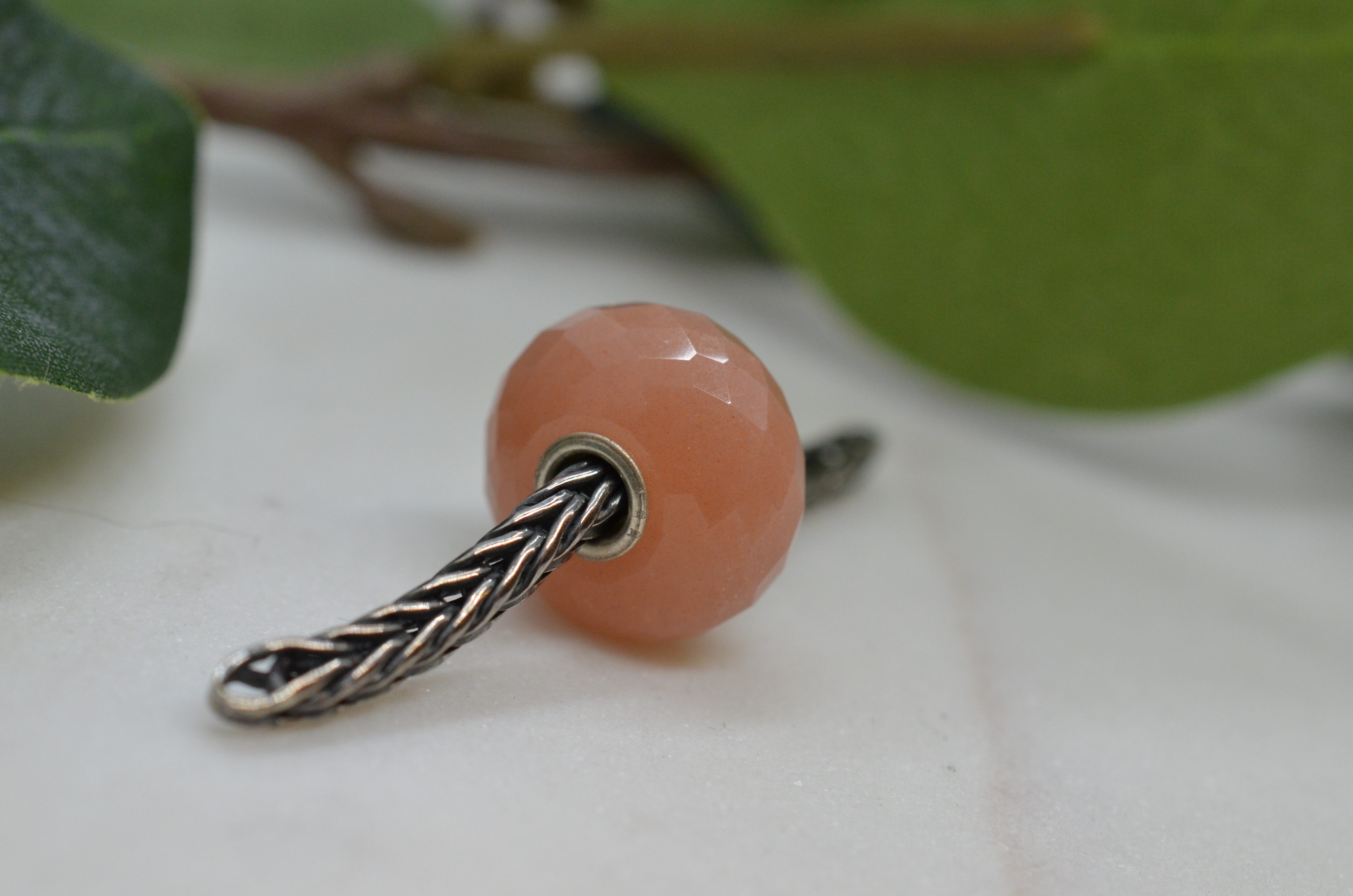 Trollbeads Feldspar Moonstone (apricot) - 2