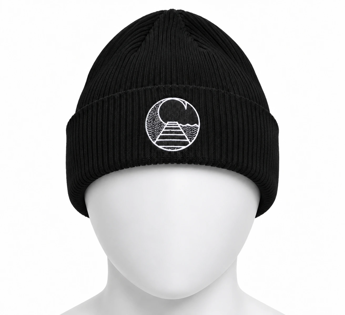 Boardwalk Big Logo Beanie Black - 2