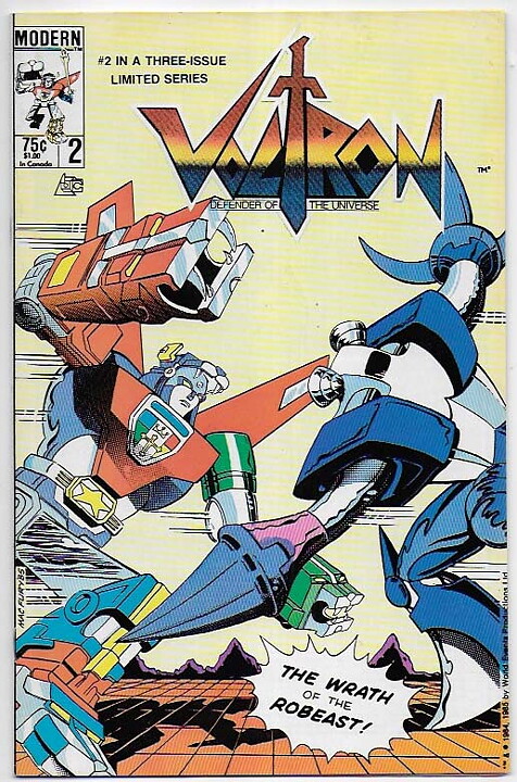 Voltron # 2 VF/NM