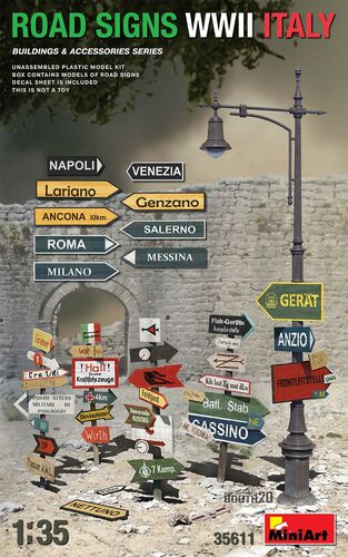 1/35 ROAD SIGNS WWII ITALY