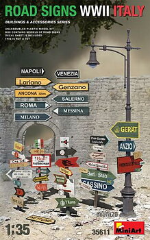 1/35 ROAD SIGNS WWII ITALY