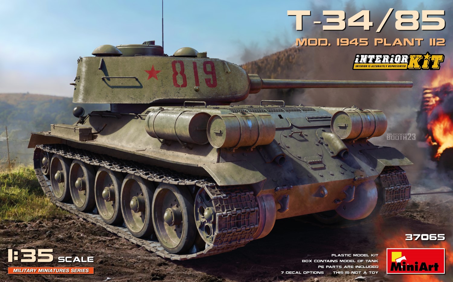 1/35 T-34-85 Mod. 1945. Plant 112. Interior Kit