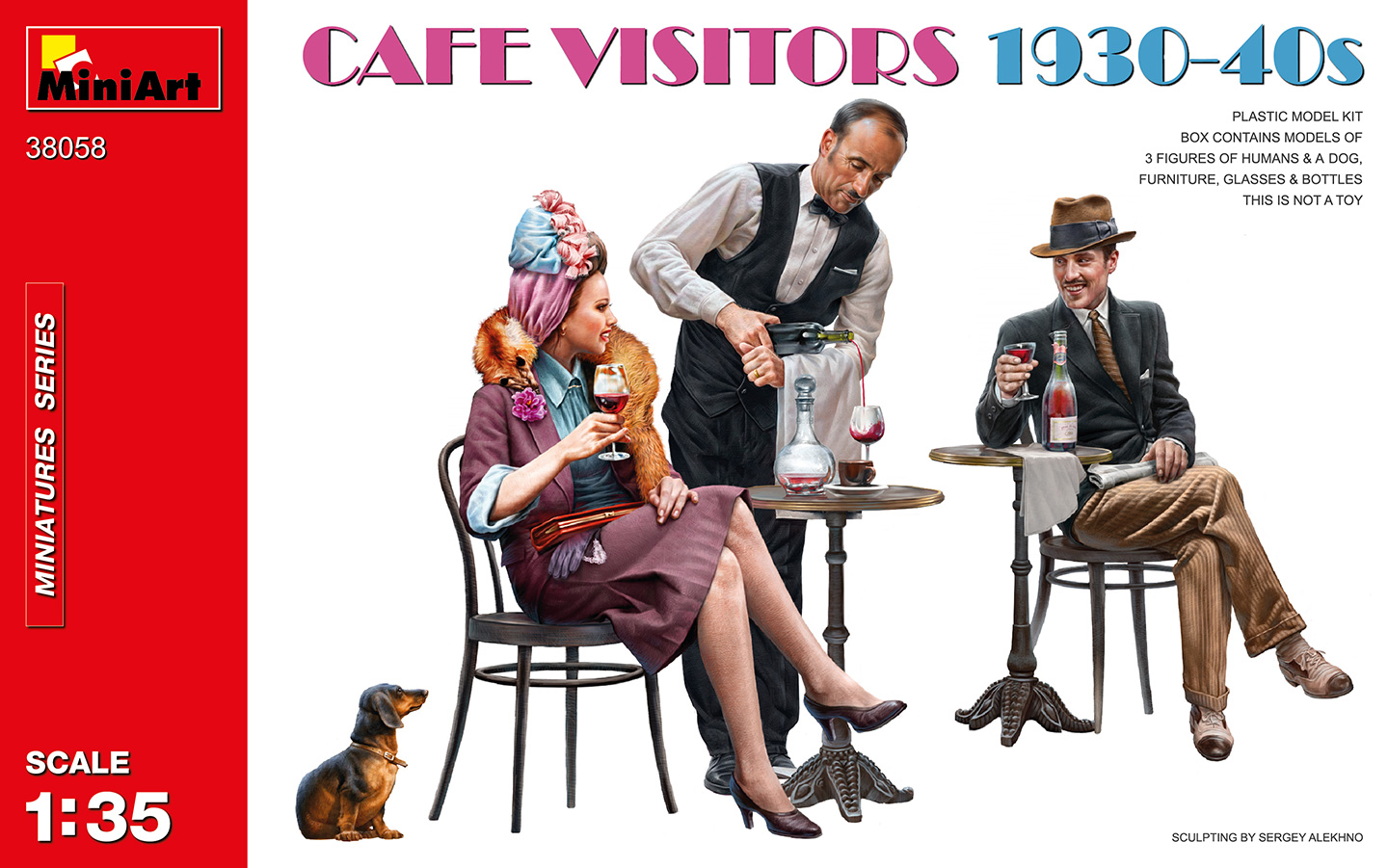1/35 Cafe Visitors 1930-40