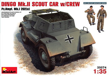 1/35 Dingo Mk II ( Pz.Kpfw.MK 1 202 (e)) w/crew