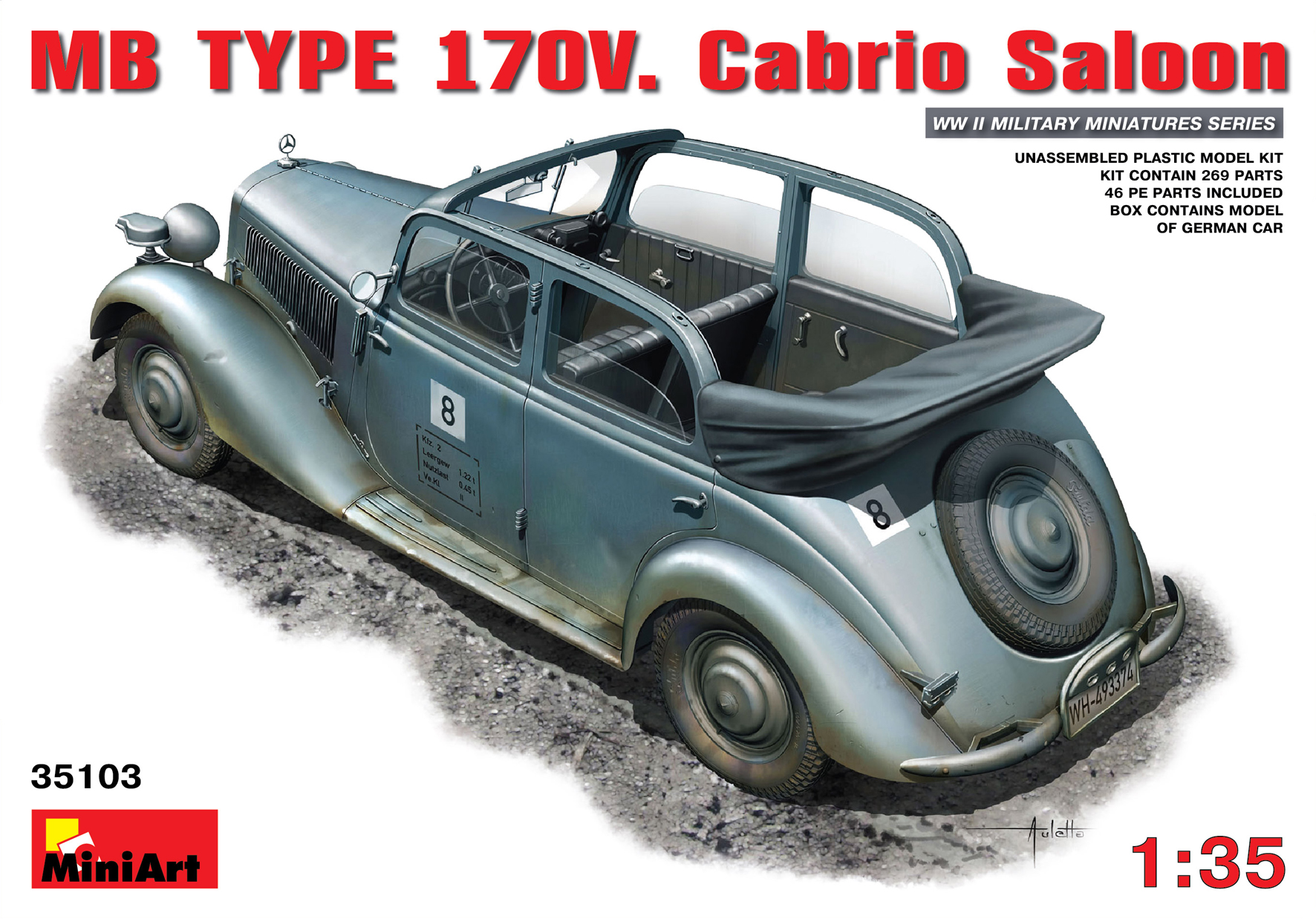 1/35 MB TYPE 170V  Cabrio Saloon