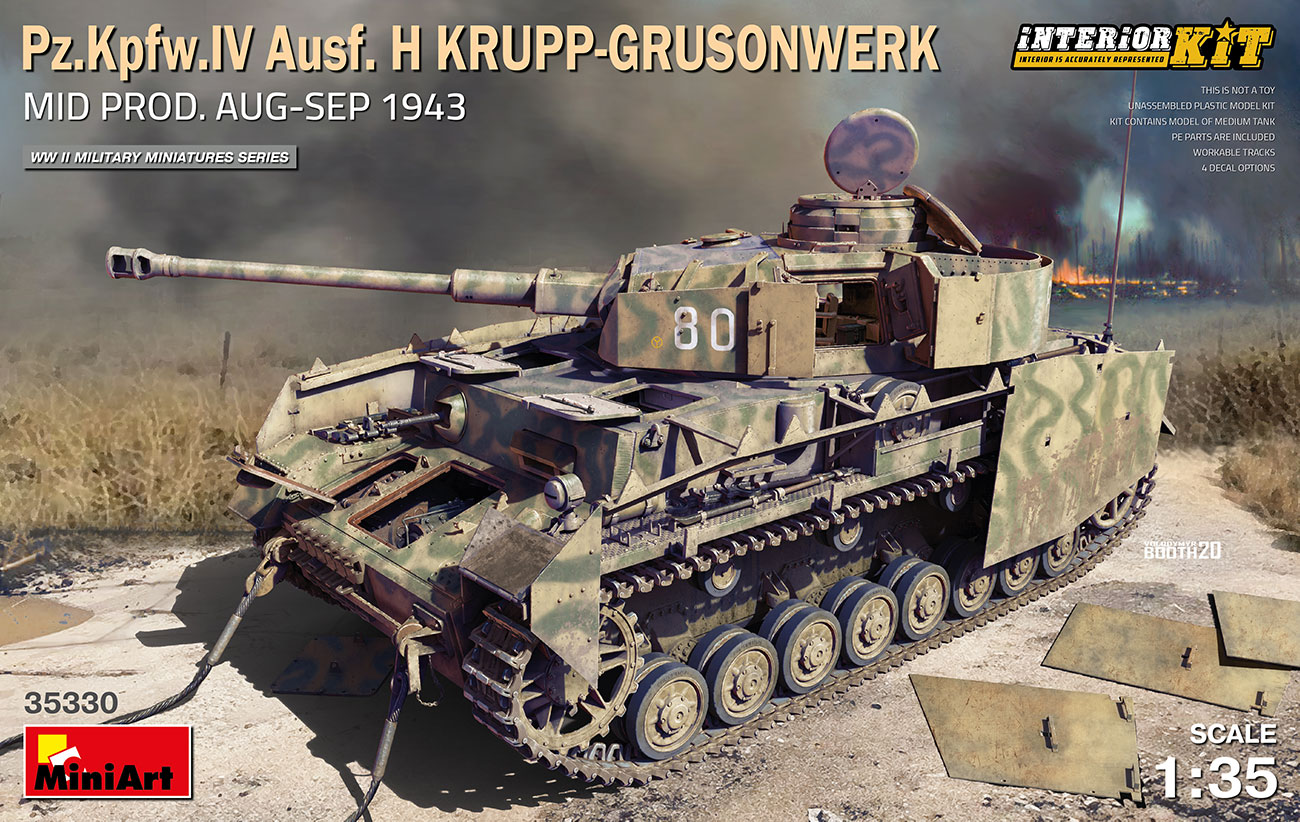 1/35 Pz.Kpfw.IV Ausf. H Krupp-Grusonwerk. Mid Prod. (Aug-Sep 1943) Interior Kit