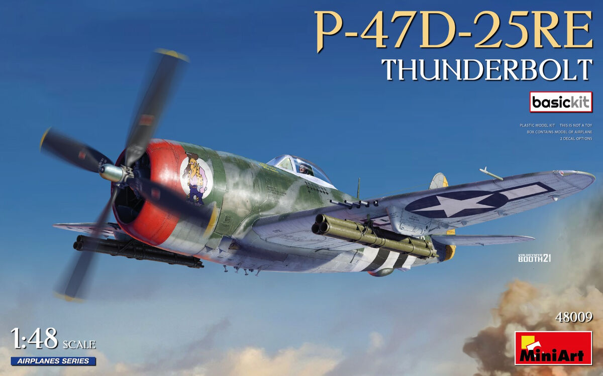 1/48 P-47D-25RE Thunderbolt. Basic Kit