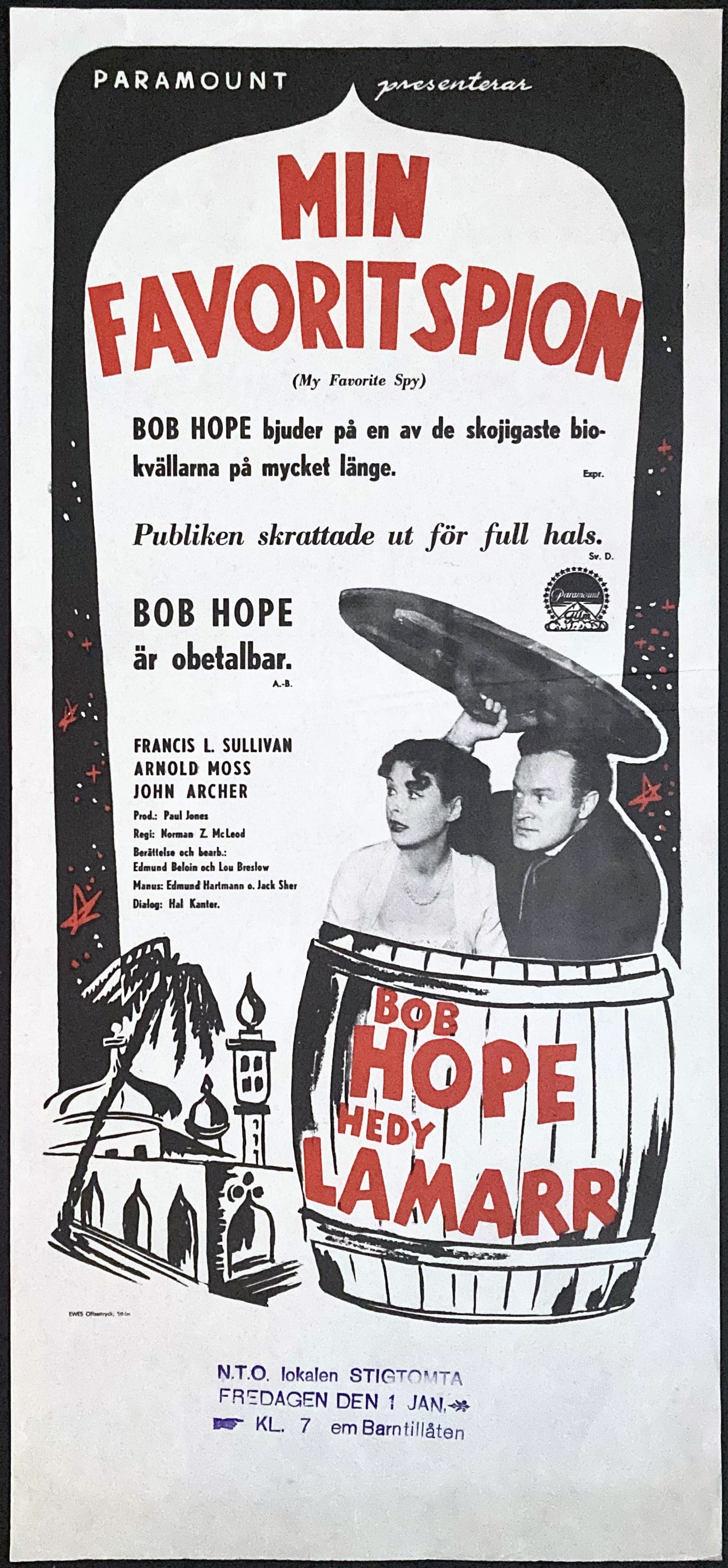 MY FAVORITE SPY (1951)