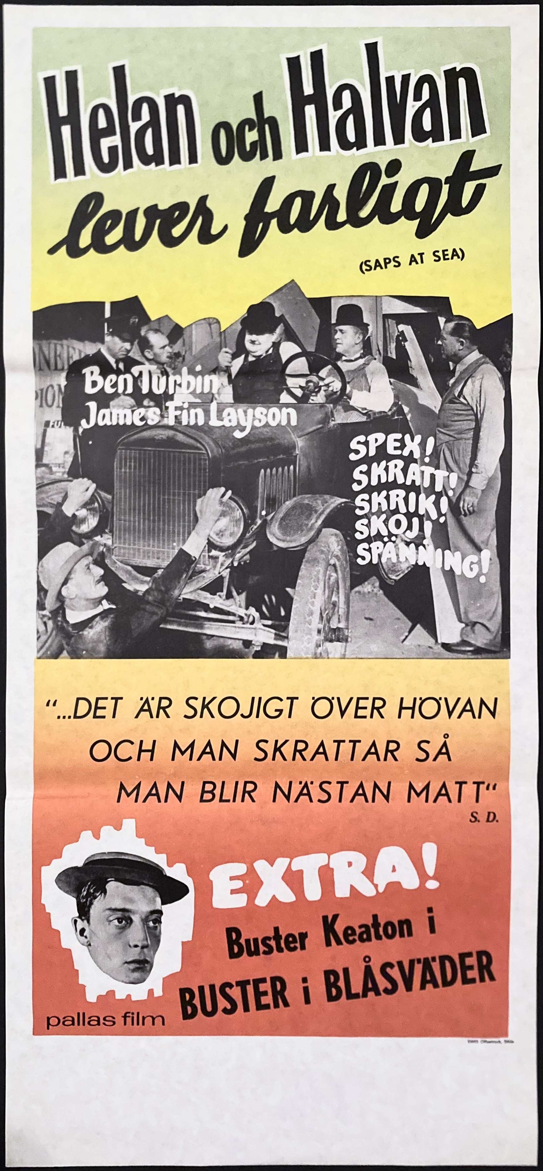 HELAN OCH HALVAN LEVER FARLIGT (1940)