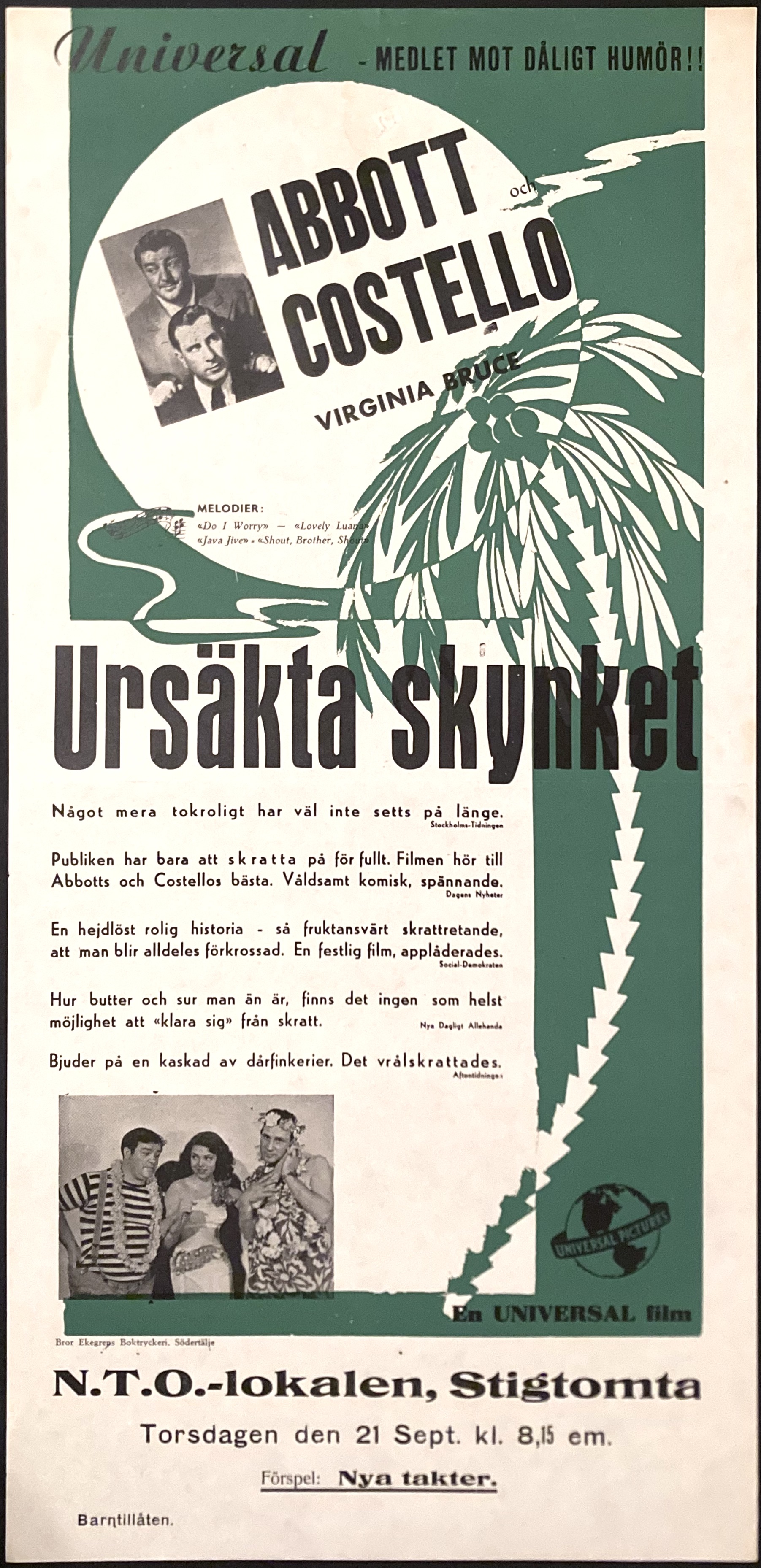 PARDON MY SARONG (1942)