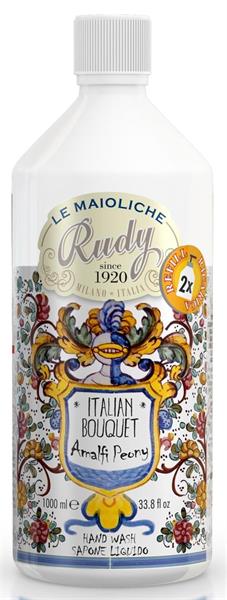 Maioliche Refill Liquid Soap Amalfi Peony 1000ml