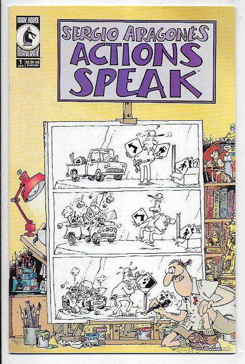 Sergio Aragonés Actions Speak # 1 VF/NM 1st Issue