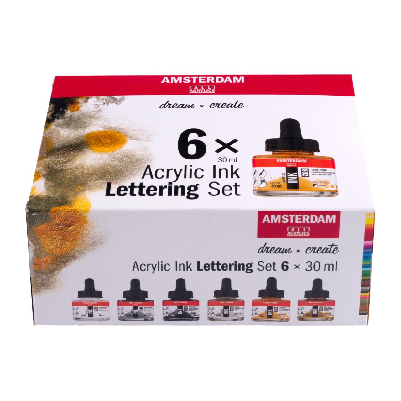 Amsterdam Acrylic Ink Lettering Set 6x30ml - 3