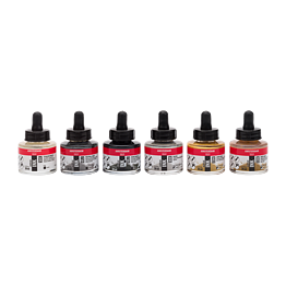 Amsterdam Acrylic Ink Lettering Set 6x30ml