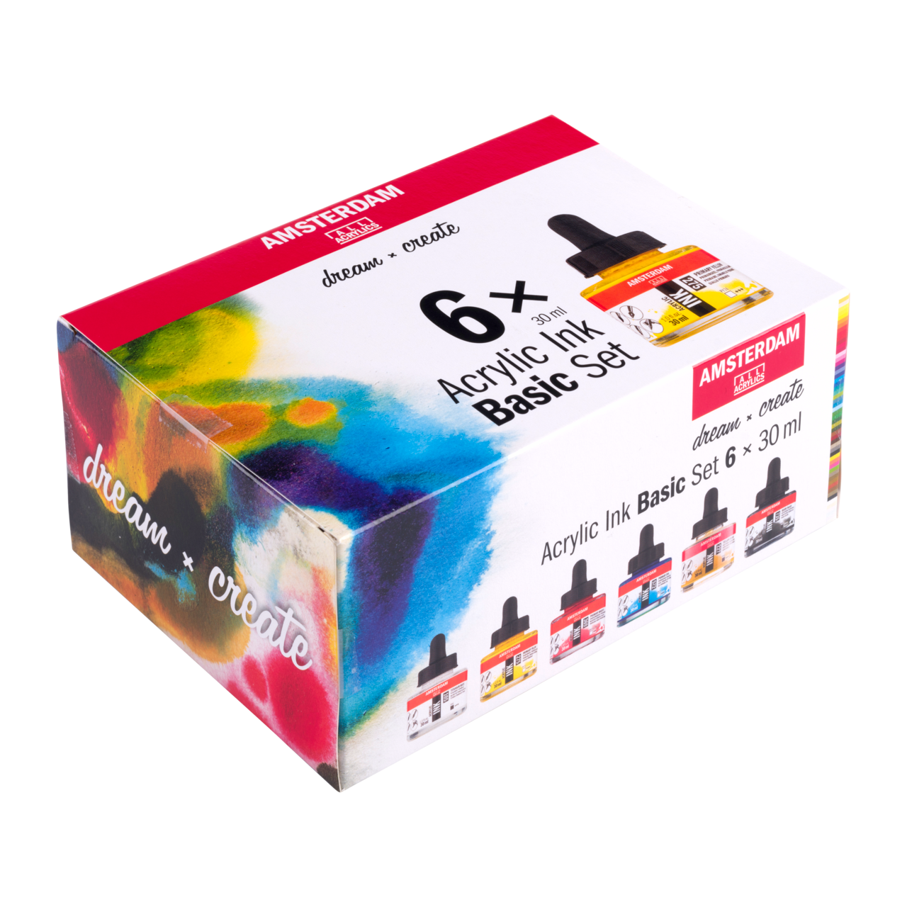 Amsterdam Acrylic Ink Basic Set 6x30ml