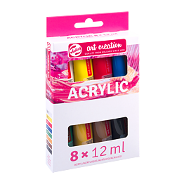 Talens Art Creation acrylic colour set 8 x 12 ml