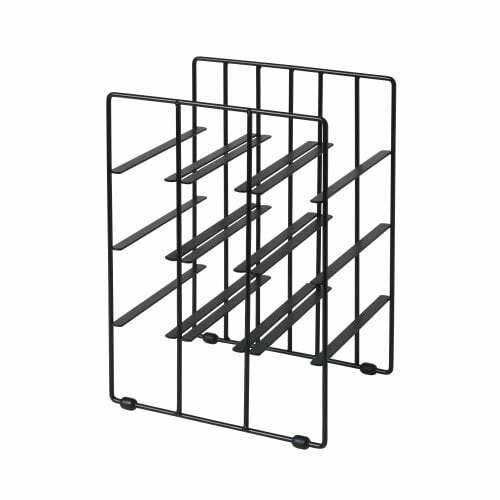 Blomus Wine Rack Black for nine bottles - Pilare