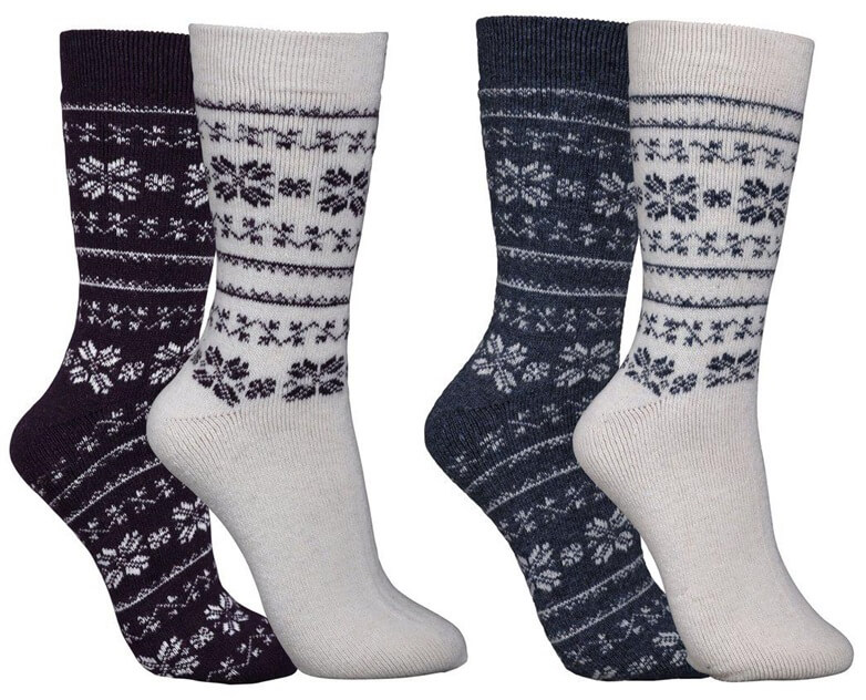 2-Pack Walking Outdoor Soft Wool