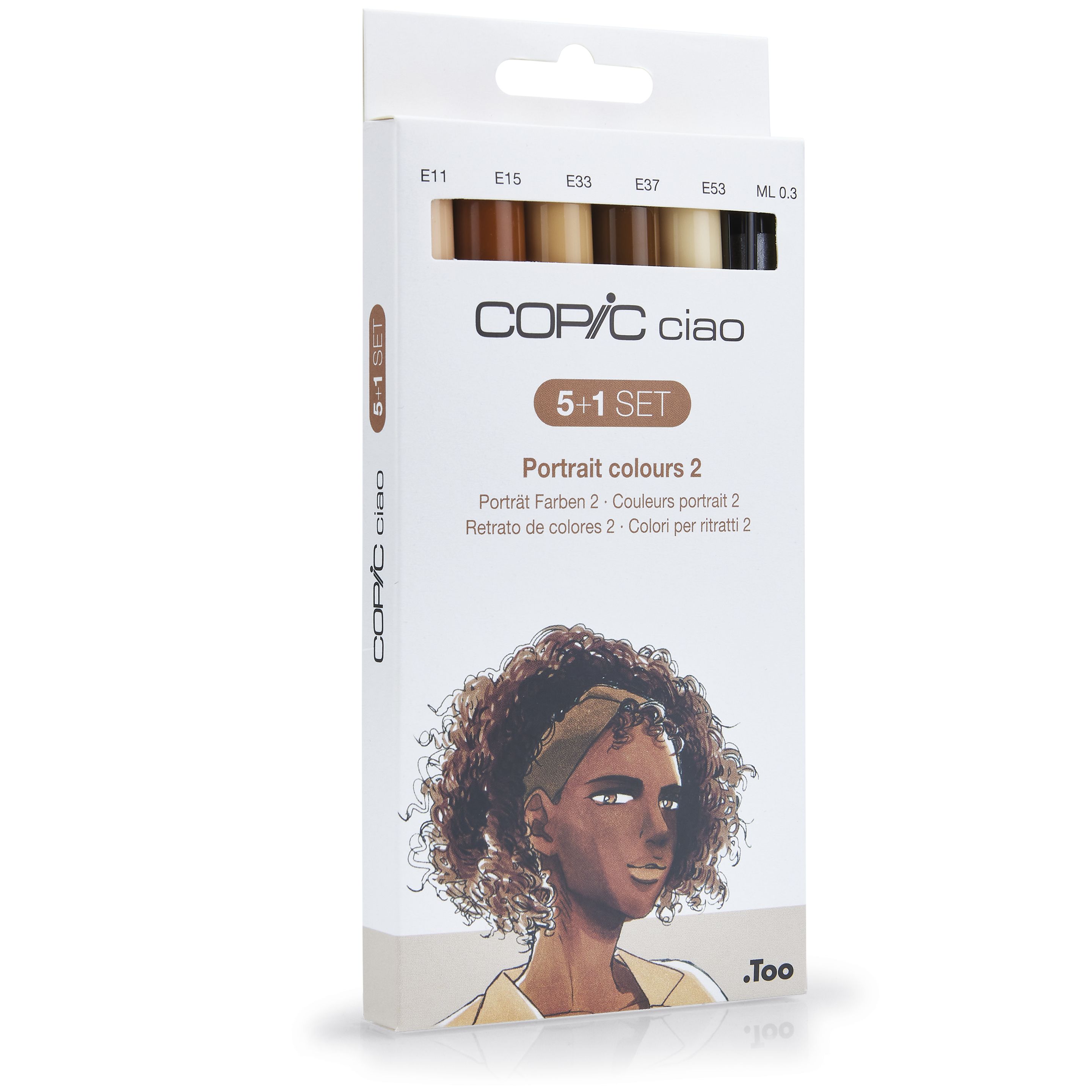 Copic Ciao Set 5+1 Hudfärger - 8
