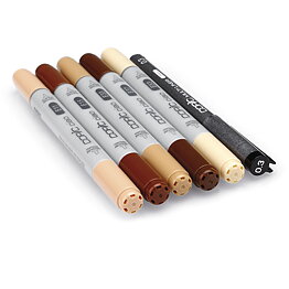 Copic Ciao Set 5+1 Hudfärger