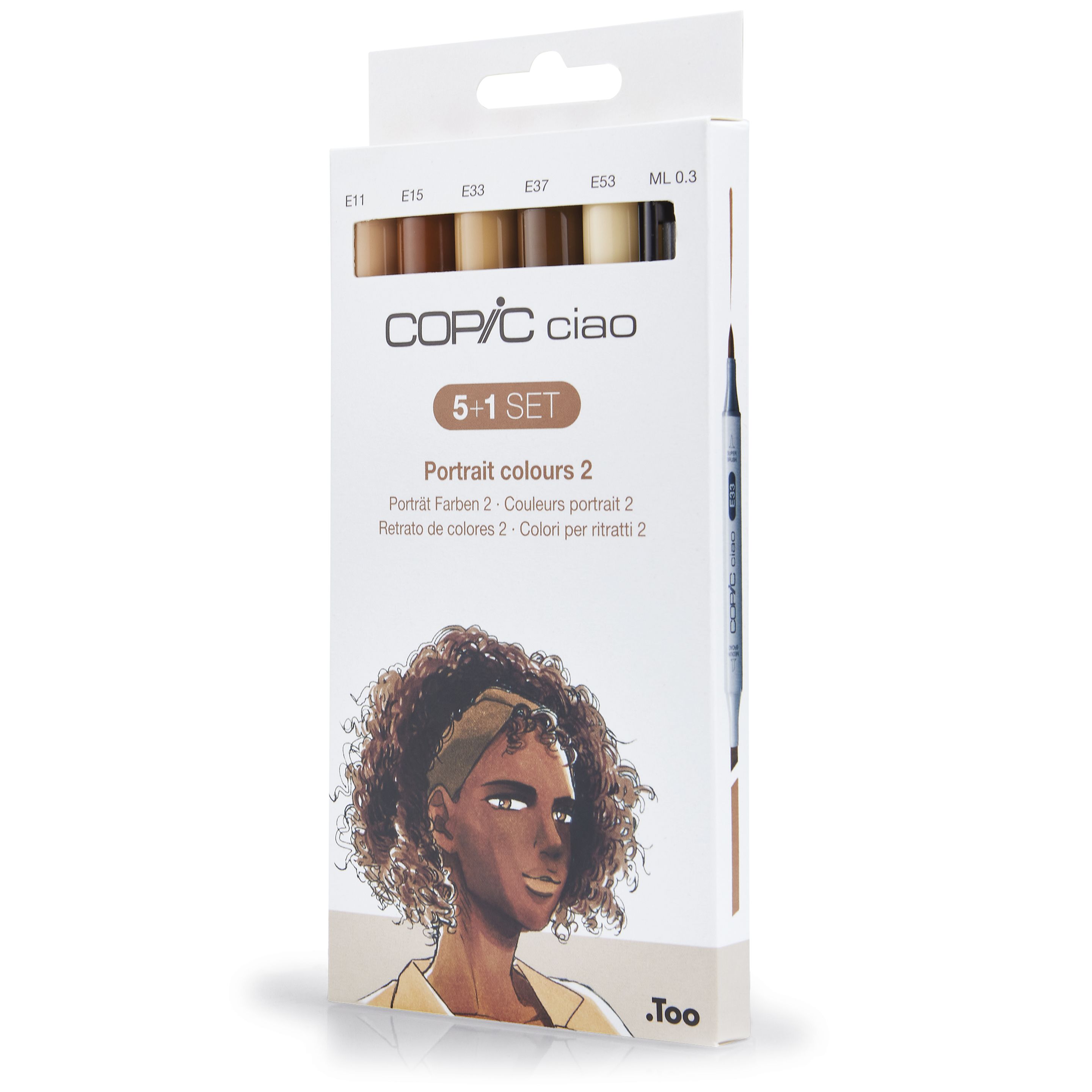 Copic Ciao Set 5+1 Hudfärger - 4