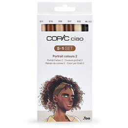 Copic Ciao Set 5+1 Hudfärger
