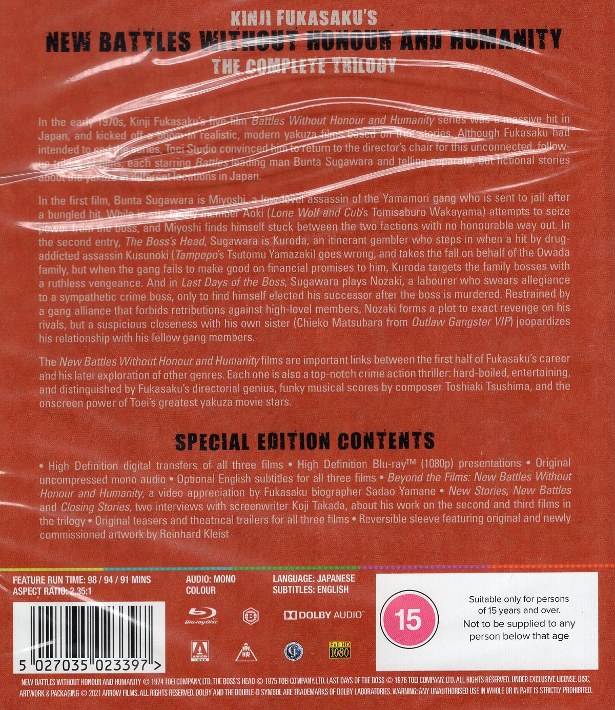 New Battles Without Honour and Humanity: The Complete Trilogy (ej svensk text) (Blu-ray) - 2
