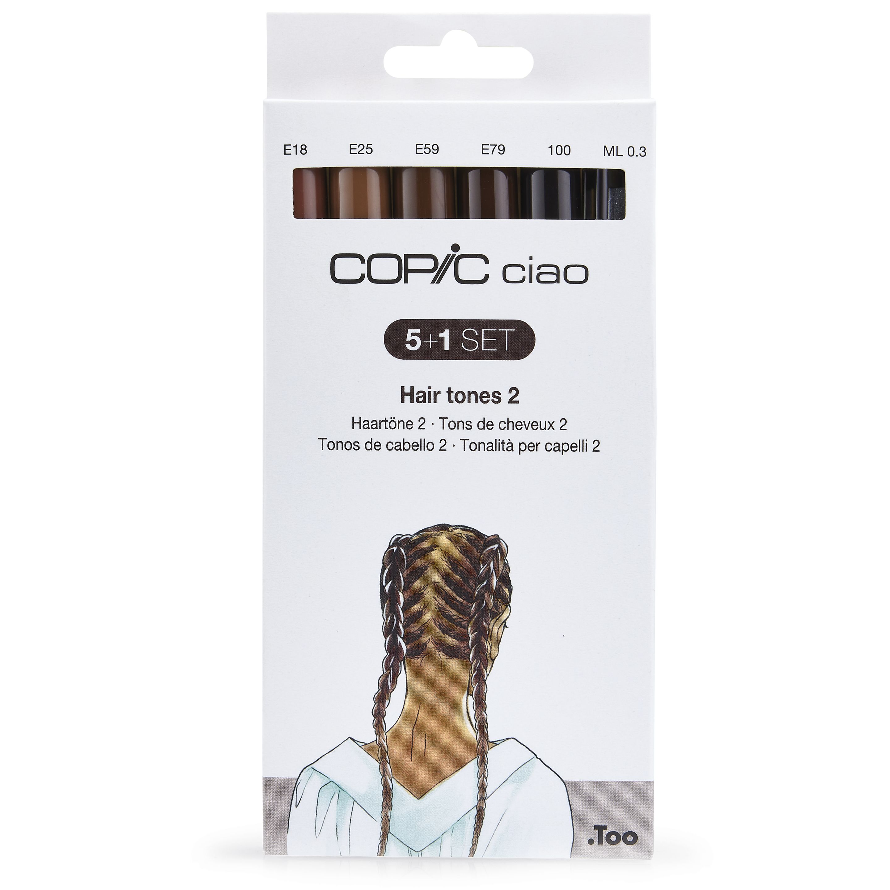 Copic Ciao Set 5+1 Hårfärger 2