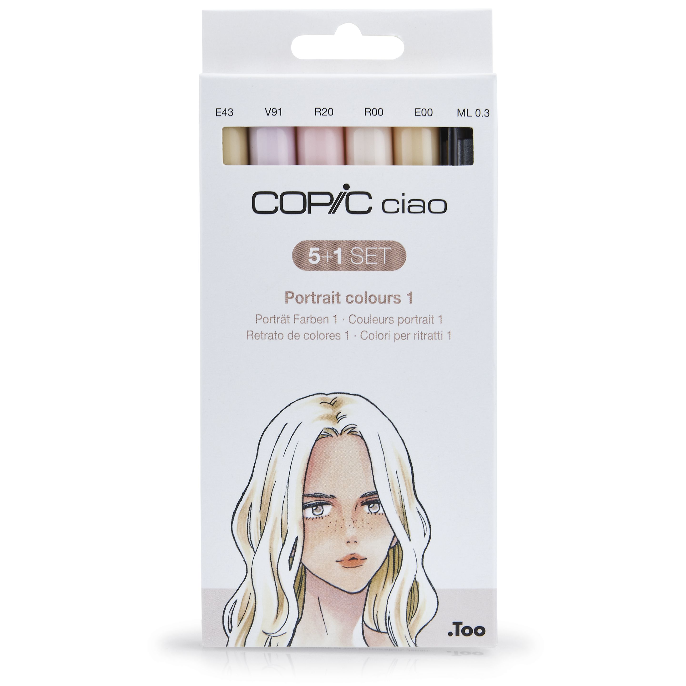 Copic Ciao Set 5+1 Hårfärger 1