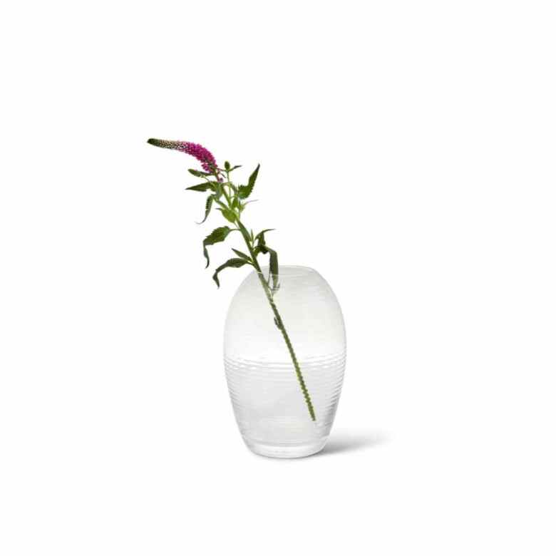 Laine Vase Oval 20 cm Clear - 2