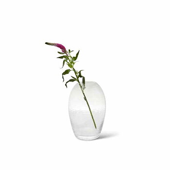 Laine Vas Oval 20 cm Klar