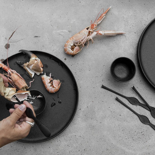 Skaldjursbestick Mollusco Black BY ON
