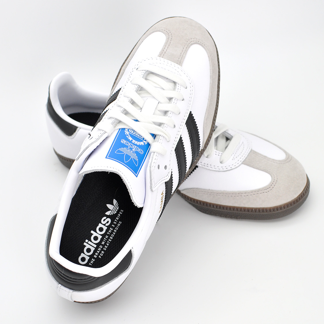 Adidas - Samba ADV Cloud White/Core Black/Gum - 5