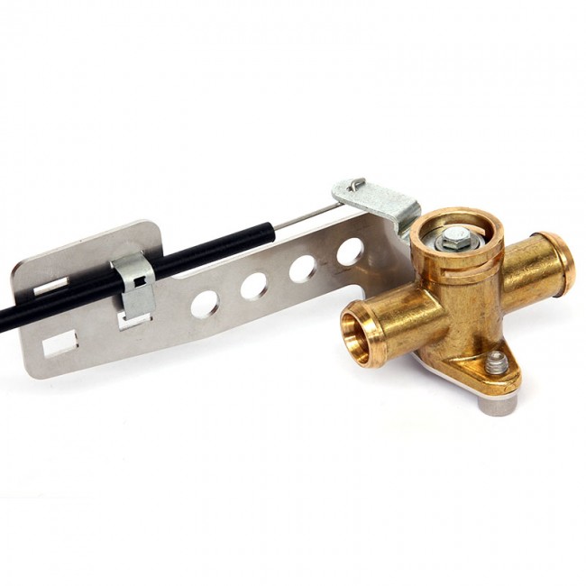 Mässingventil Vatten – 13mm (1/2″) – Dra för att stänga