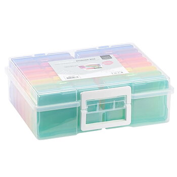 Vaessen Creative - Colourful Storage Box with 16 Cases