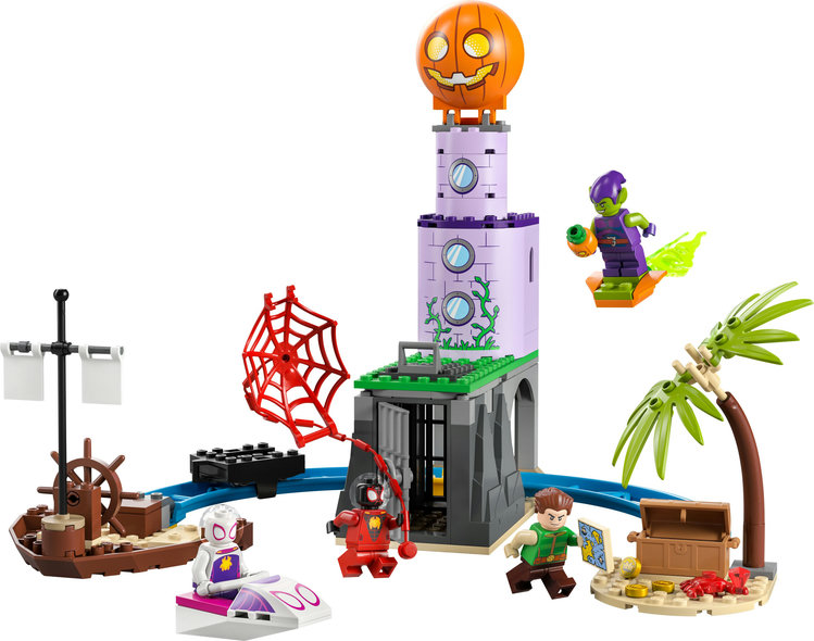 LEGO marvel Team Spidey vid Green Goblins fyr 10790 - 3