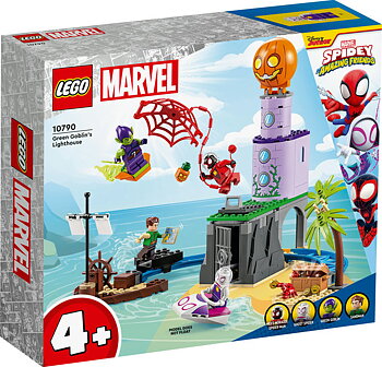 LEGO marvel Team Spidey vid Green Goblins fyr 10790