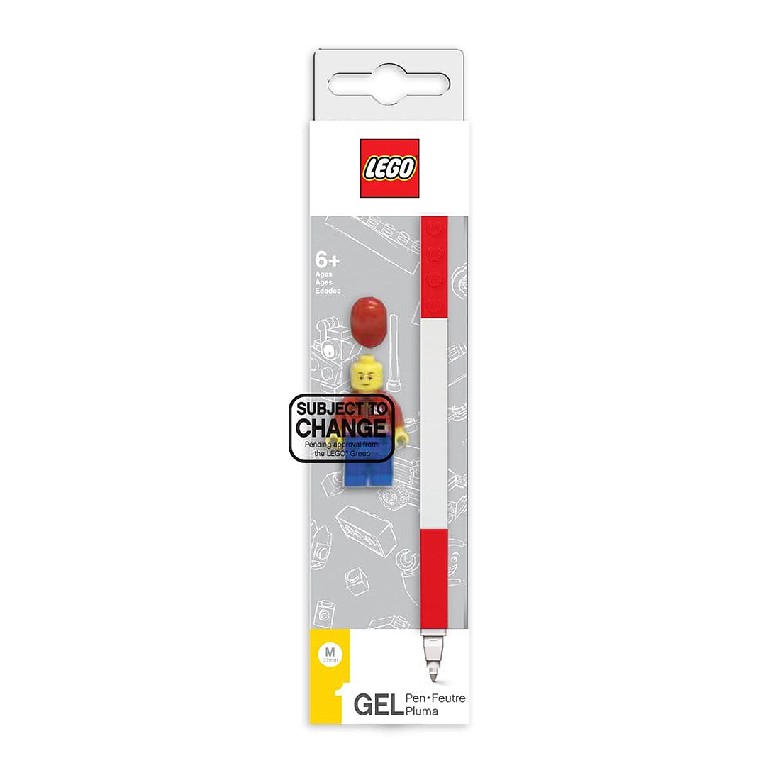 Gelépenna LEGO med Figur röd - 3