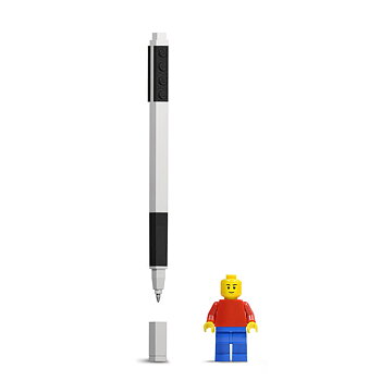 Gelépenna LEGO med Figur svart