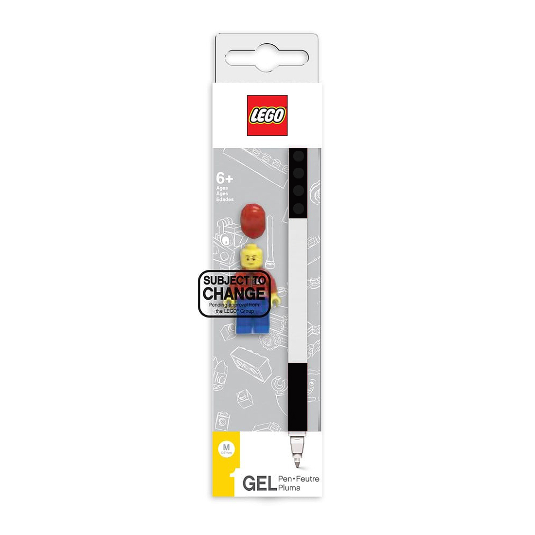 Gelépenna LEGO med Figur svart - 3