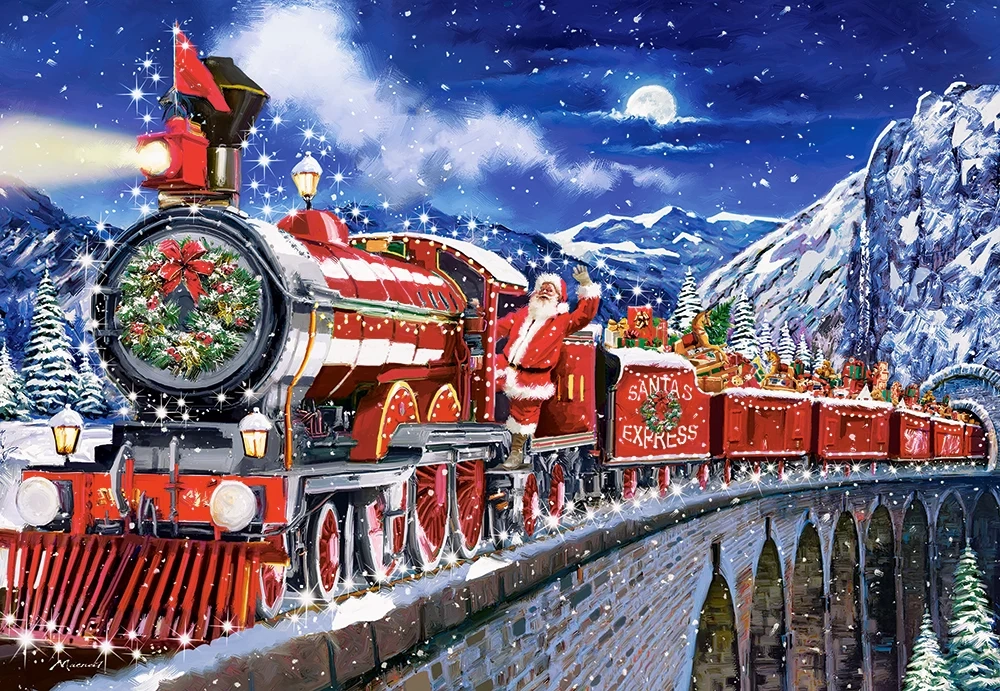 Santa's Coming To Town 1000 Bitar Castorland